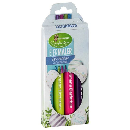 Picture of PENNARELLI PER UOVA 4pz  PER ALIMENTI COLORI ASSORTITI