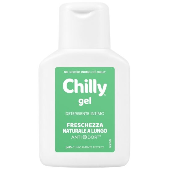 Immagine di DETERGENTE INTIMO CHILLY MINI 50ml GEL VERDE - TRAVEL