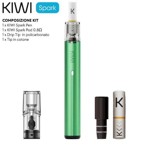 Picture of KIWI SPARK STARTER KIT GREEN 0,8omh - KIWI VAPOR (pvp.18,00)
