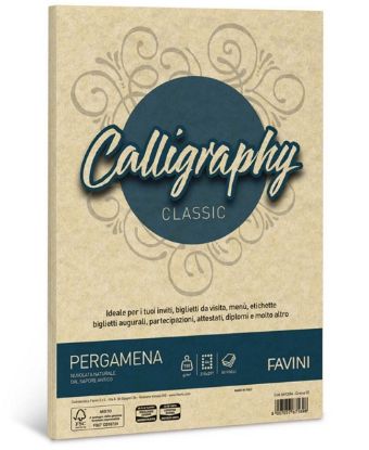 Immagine di CARTA CALLIGRAPHY A4 50FG 190GR CREMA PERGAMENA