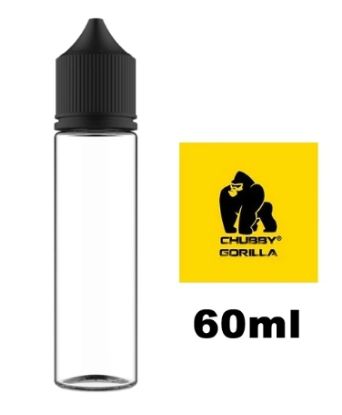Picture of KIWI BOTTIGLIA 60ml TRASPARENTE - VUOTA SHOT CHUBBY GORILLA