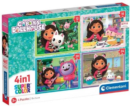 Picture of GIOCHI PUZZLE 4IN1 GABBY'S DOLLHOUSE
