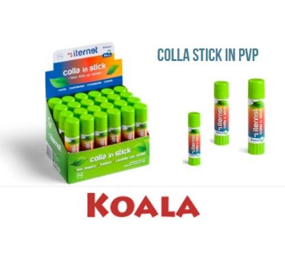 Immagine di COLLA STICK 10gr 24pz - KOALA