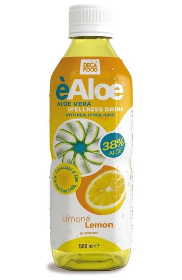 Immagine di BEVANDA ALOE VERA 12pz 500ml BOTTIGLIA LIMONE - èALOE