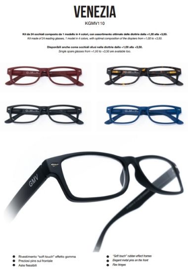 Picture of OCCHIALI GRAD. GMV VENEZIA (da 1.00 a 3.50) 24pz