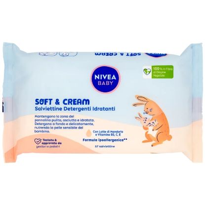Immagine di SALVIETTE NIVEA SOFT&CREAM x57 1pz