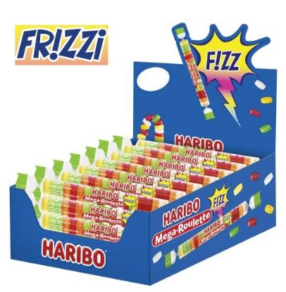 Immagine di HARIBO CARAMELLE MEGA ROULETTE 40pz - 45gr FRIZZI