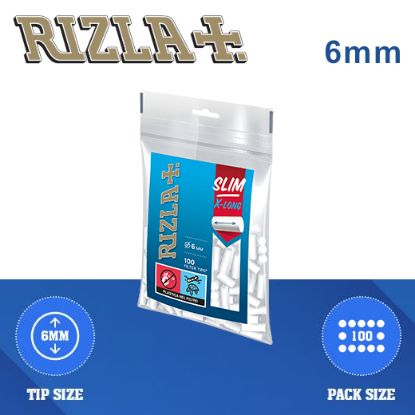 Immagine di FILTRI RIZLA SLIM 6mm XL LUNGO 30x100pz BUSTINA (Acc. 10,80) - PROV-C04864005