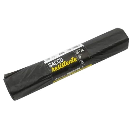 Picture of SACCHETTI IMMONDIZIA 55x70cm 17pz 35lt NERO