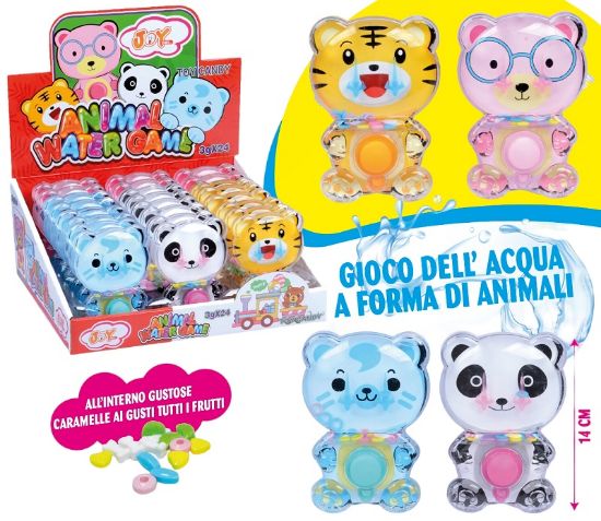 Immagine di JOY ANIMAL WATER GAME 24pz 3gr - JOYGUM