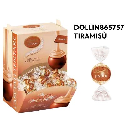 Picture of LINDT BOULES LINDOR 1200gr TIRAMISU 96pz bocca di lupo