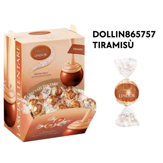 Picture of LINDT BOULES LINDOR 1200gr TIRAMISU 96pz bocca di lupo