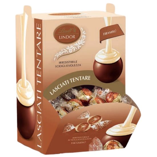 Picture of LINDT BOULES LINDOR 1200gr TIRAMISU 96pz bocca di lupo - PR2026