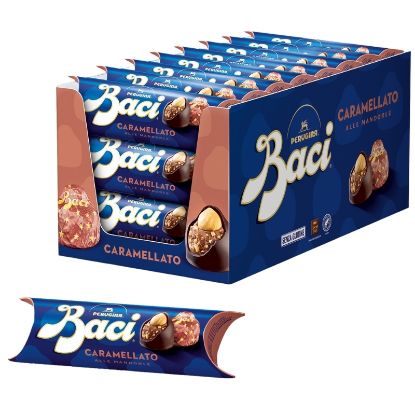 Immagine di BACI PERUGINA CARAMELLATO TUBO 3baci 21pz - PR2025