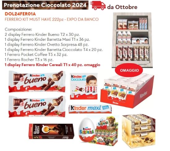 Immagine di FERRERO KIT MUST HAVE 252pz MAGIC BOX - EXPO DA BANCO - PR2024