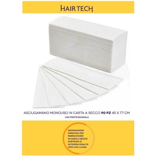 Picture of CARTA ASCIUGAMANI SECCHI AIRLAID P/4 x90pz 45x77cm HAIR TECH