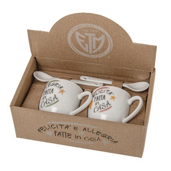 Picture of SET 2pz TAZZINE CAFFÈ H5,5CM CON SCATOLA