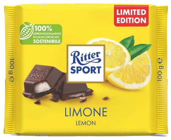 Picture of RITTER TAVOLETTE 12pz 100gr LIMONE