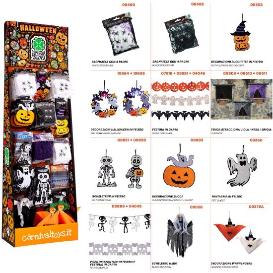 Picture of HALLOWEEN DECORAZIONI EXPO 122pz HALLOWEEN ASSORTITI - EXPO DA TERRA