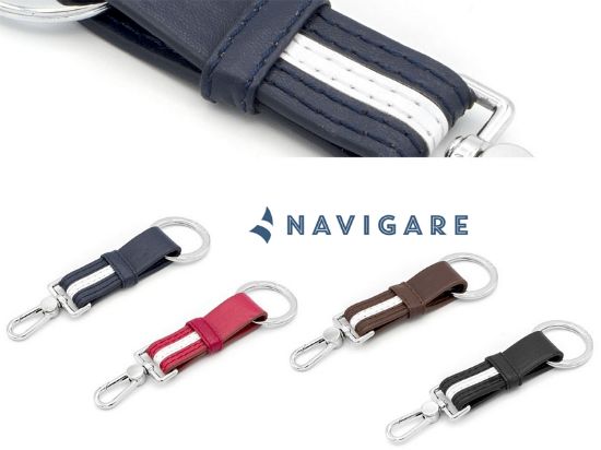 Immagine di PORTACHIAVI NAVIGARE 5pz UOMO- ASSORTITI + SCATOLA REGALO