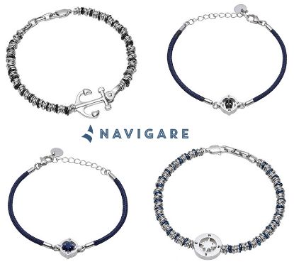 Immagine di BRACCIALE UOMO NAVIGARE 3pz + SCATOLA REGALO (promo senza shopper)