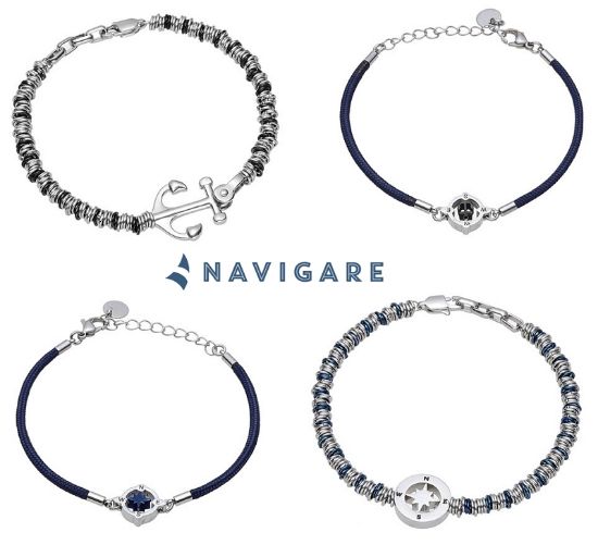 Picture of BRACCIALE UOMO NAVIGARE 3pz + SCATOLA REGALO (promo senza shopper)