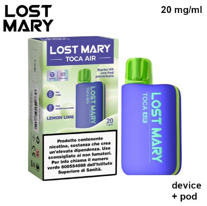 Immagine di ELFBAR LOSTMARY TOCA DEVICE+POD 1pz 20mg/ml LEMON LIME - PLN012183