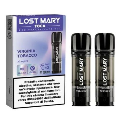 Picture of ELFBAR LOSTMARY TOCA RIC. POD 1x2pz 20mg/ml VIRGINIA TOBACCO - PLN012187