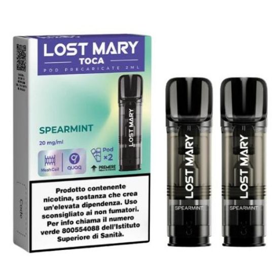 Picture of ELFBAR LOSTMARY TOCA REC. POD 1x2pcs 20mg/ml SPEARMINT - PLN012184