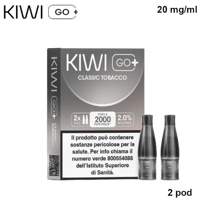 Picture of KIWI GO PLUS POD 1x2pz CLASSIC TOBACCO 2ml 20mg/ml - PLN012781