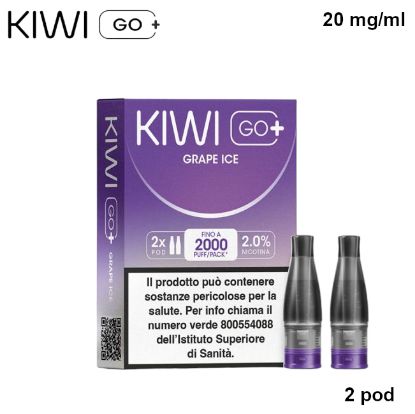 Picture of KIWI GO PLUS POD 1x2pz GRAPE ICE 2ml 20mg/ml - PLN012786
