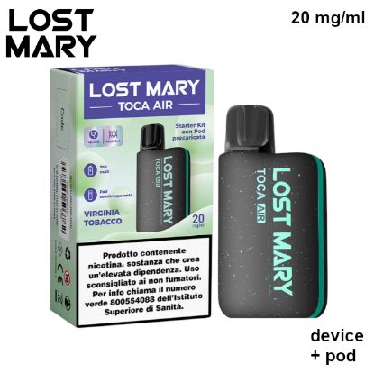 Immagine di ELFBAR LOSTMARY TOCA DEVICE+POD 1pz 20mg/ml VIRGINIA TOBACCO - PLN012187