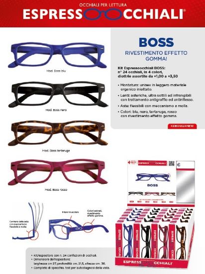 Immagine di OCCHIALI GRAD. IOI BOSS IN PVC (da 1.00 a 3.50) 24pz