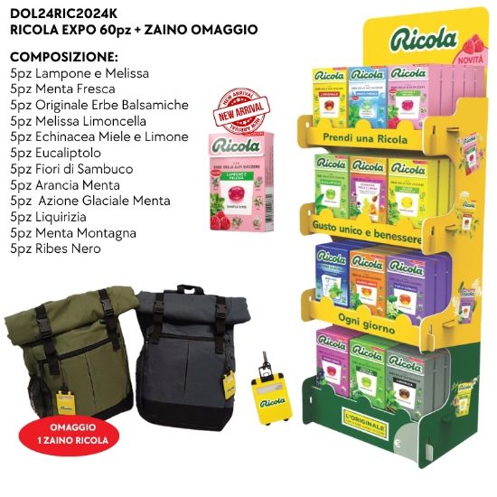 Immagine di RICOLA EXPO 60pz + ZAINO OMAGGIO - PR2024