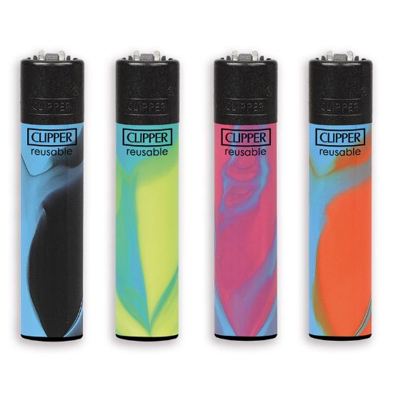 Picture of ACCENDINO CLIPPER PIETRINA 48pz BLUE NEBULA MIX