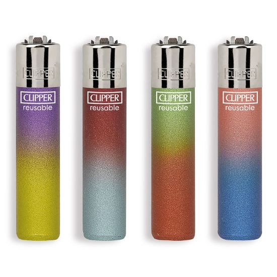 Immagine di ACCENDINO CLIPPER PIETRINA 48pz METALLIC GRADIENT7