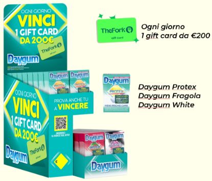 Immagine di PERFETTI DAYGUM ASTUCCIO EXPO 40pz - 3 GUSTI ASSORITI