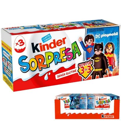 Immagine di KINDER OVETTO SORPRESA T3x32 (96pz) TRIPACK FERRERO PLAYMOBIL