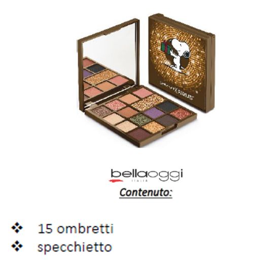 Picture of COFANETTO BO  TROU SNOOPY XMAS PALETTE M 03 GOLDEN SURPRISE