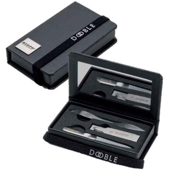 Picture of COFANETTO KIEPE SET MANICURE 3 ACCESS + SPECCHIO 800.2 NERO