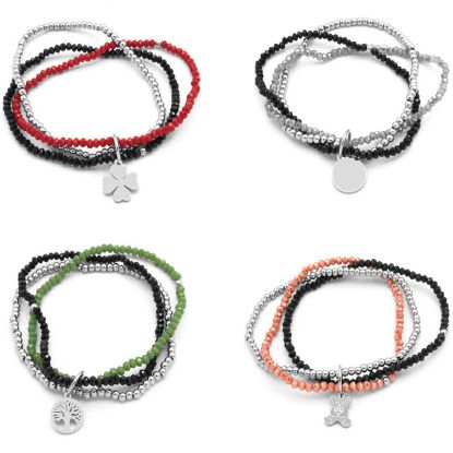 Immagine di BRACCIALE UOMO NAVIGARE 4pz ASSORTITI + SCATOLA REGALO BRACCIALE DONNA NAVIGARE 6pz + SCATOLA REGALO (promo senza sacchetto)
