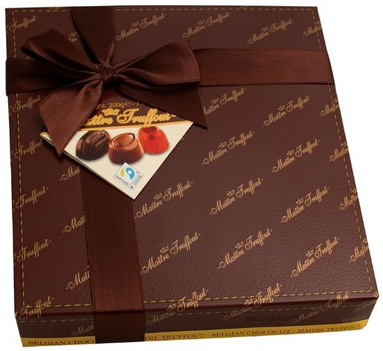 Immagine di CIOCCOLATINI SCATOLA REGALO 200gr MISTO PRALINE BELGA - GUNZ