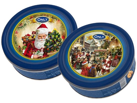 Immagine di BISCOTTI DANESI BURRO 454gr - SCATOLA METALLO NATALE
