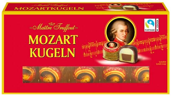 Immagine di CIOCCOLATINI SCATOLA REGALO 200gr PALLINE DI MOZART