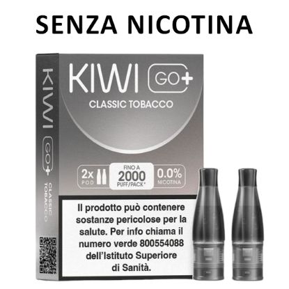 Immagine di KIWI GO PLUS POD 1x2pz CLASSIC TOBACCO 2ml 0mg/ml - PL0014375 SENZA NICOTINA