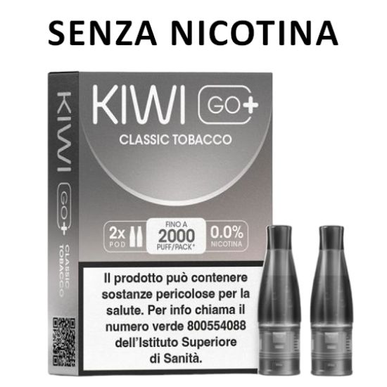 Immagine di KIWI GO PLUS POD 1x2pz CLASSIC TOBACCO 2ml 0mg/ml - PL0014375 SENZA NICOTINA