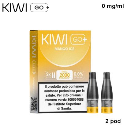 Picture of KIWI GO PLUS POD 1x2pz MANGO ICE 2ml 0mg/ml - PL0014377 SENZA NICOTINA