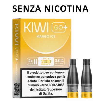 Immagine di KIWI GO PLUS POD 1x2pz MANGO ICE 2ml 0mg/ml - PL0014377 SENZA NICOTINA
