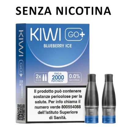 Immagine di KIWI GO PLUS POD 1x2pz BLUEBERRY ICE 2ml 0mg/ml - PL0014376 SENZA NICOTINA