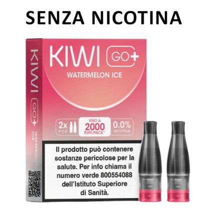 Immagine di KIWI GO PLUS POD 1x2pz WATERMELON ICE 2ml 0mg/ml - PL0014378 SENZA NICOTINA